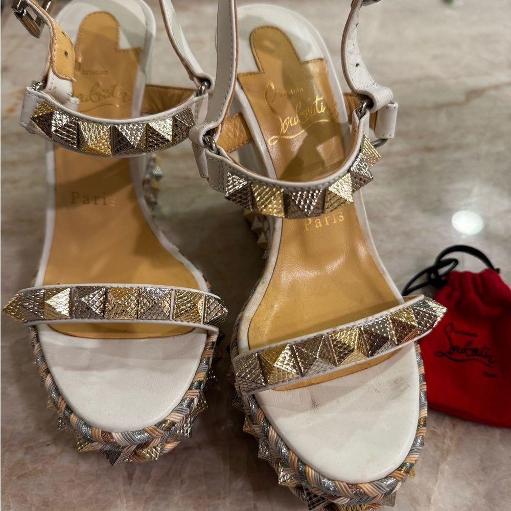 807. Christian Louboutin Studded Sandals